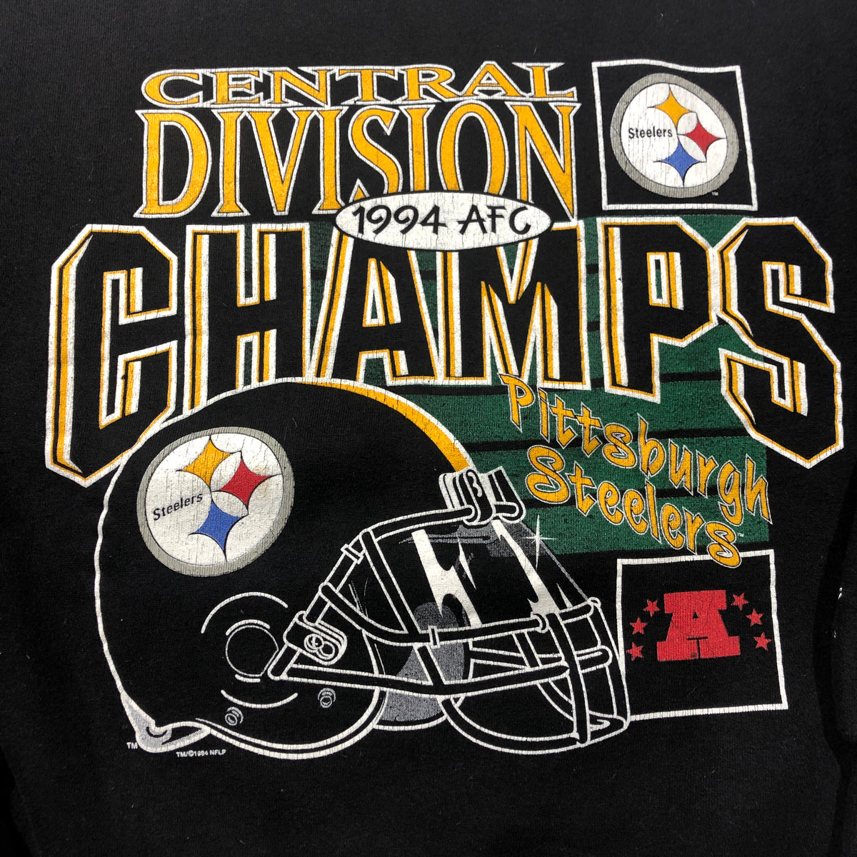 Vintage '94 PITTSBURGH STEELERS NFL AFC Champs Starter Sweatshirt L – XL3  VINTAGE CLOTHING