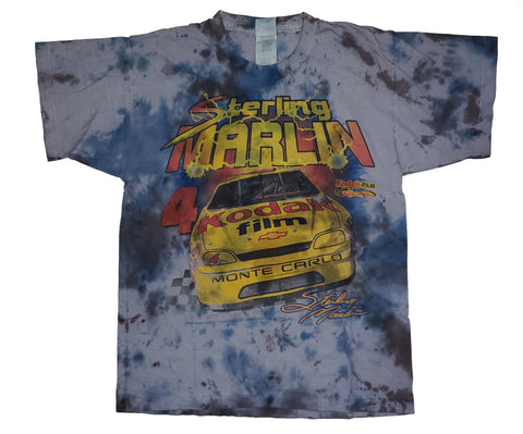 Vintage 1997 Sterling Marlin 1/1 Tie Dye Single Stitch Shirt | Beyond 94