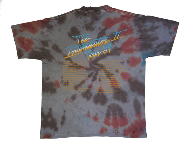 Vintage 1989 Dale Earnhardt Intimidator Tour 1/1 Tie Dye Single Stitch Shirt | Beyond 94