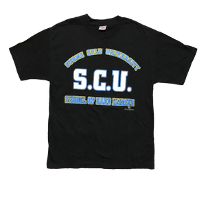 1998 WWF Stone Cold Steve Austin "University" Shirt Black Size Large - Beyond 94