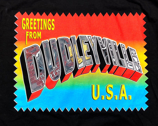 2001 WWF Dudley Boyz "Welcome to Dudleyville" Shirt Black Large - Beyond 94