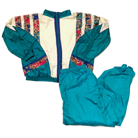 Vintage 80s Tracksuit Set Multi Size Large - Beyond 94