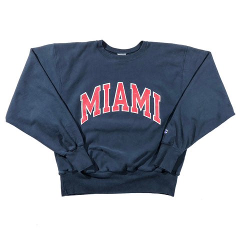 Vintage 90s Champion Miami Of Ohio Reverse Weave Sweatshirt | Beyond 94