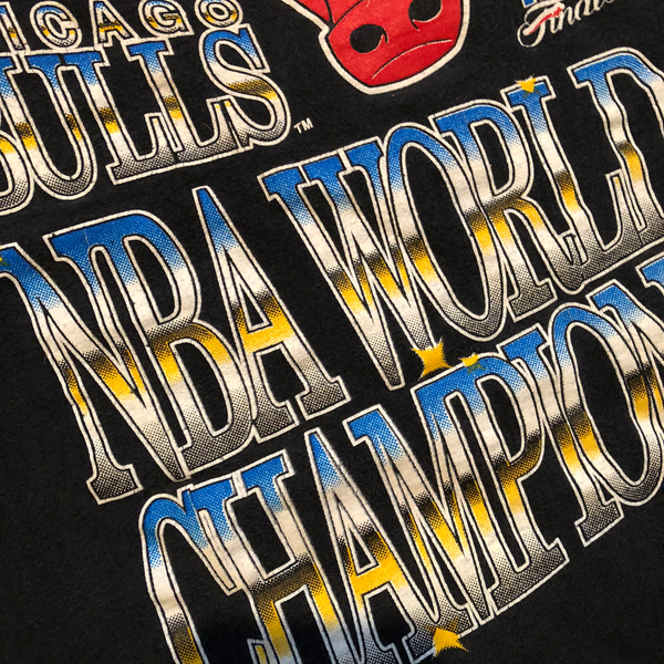 1993 NBA Chicago Bulls "World Champions" Shirt Black Size X-Large - Beyond 94