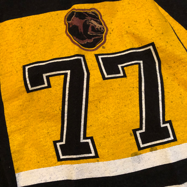 90's Pro Layer Boston Bruins "Ray Bourque" Shirt Black Size Large - Beyond 94