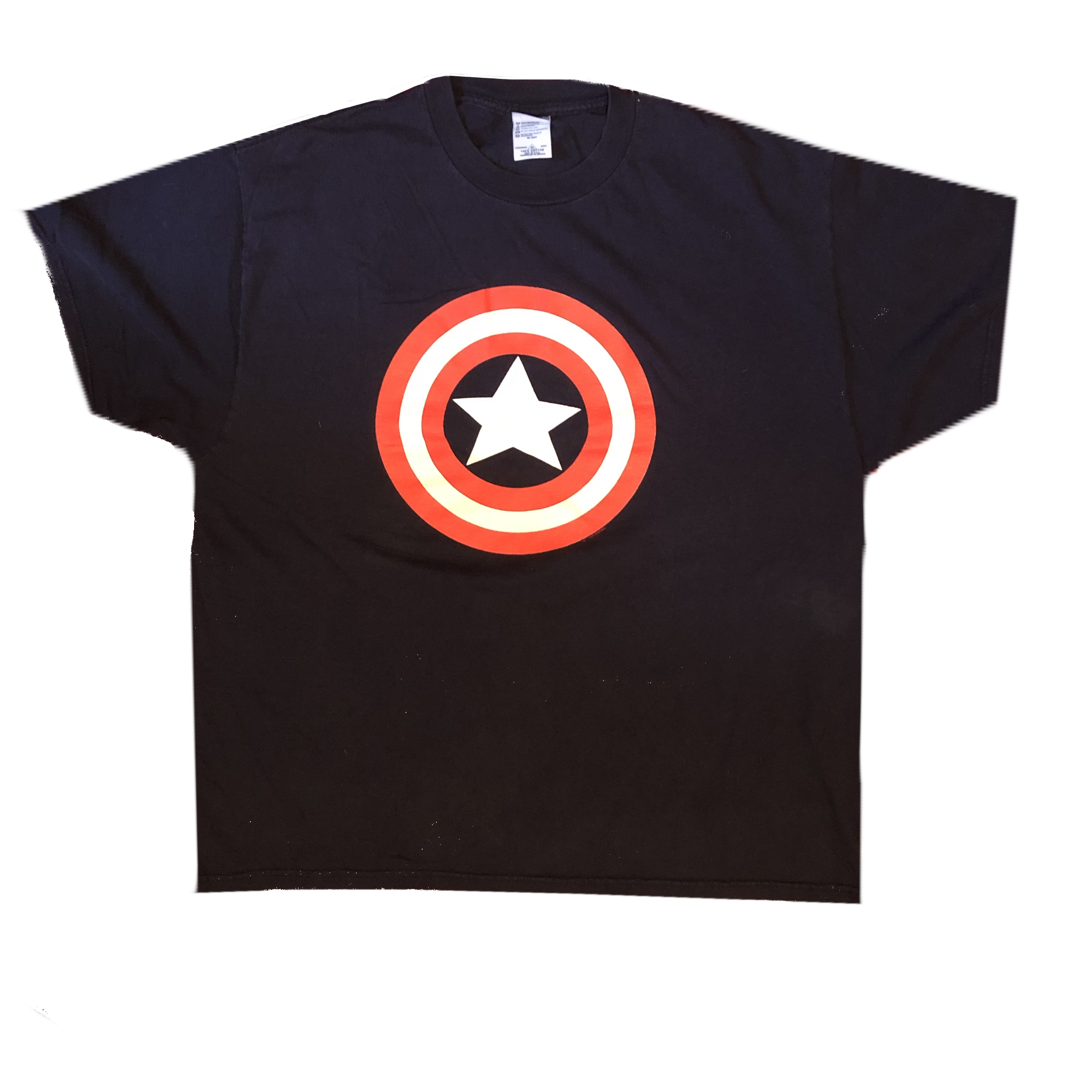 1999 Marvel Captain America Shirt Navy Size X-Large - Beyond 94