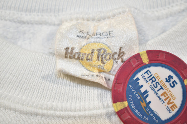 1991 Hard Rock Cafe Save The Planet Washington DC Sweatshirt Size X-Large