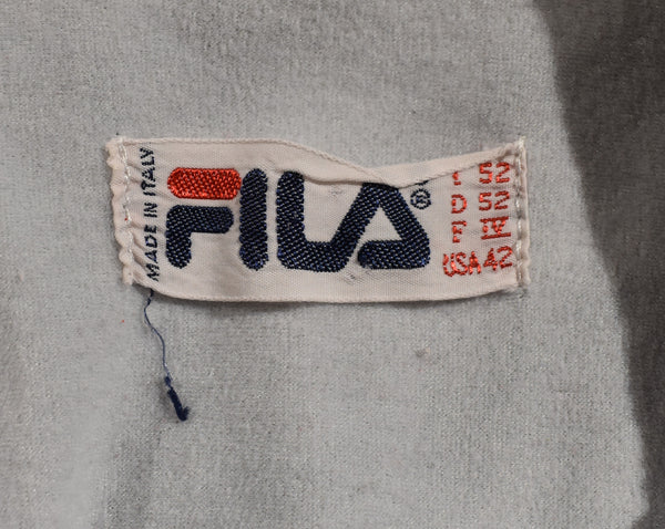 Vintage 80s Filas Made In Italy Windbreaker Jacket Size Large (42)