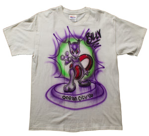 Vintage 2000 Mewtwo Pokemon Airbrush Shirt | Beyond 94