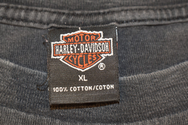 Vintage 90s Harley Davidson Paint Distressed Shirt Size X-Large