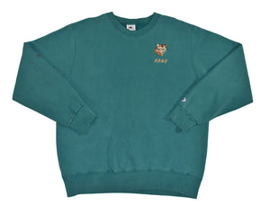 Vintage 90s Champion Tiger Embroidered Sweatshirt Size X-Large