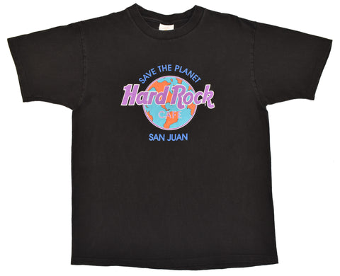 Vintage 90s Hard Rock San Juan Single Stitch Shirt Size Large