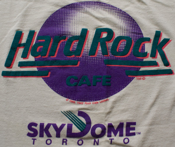 1989 Hard Rock Cafe Toronto Skydome Shirt Size Small