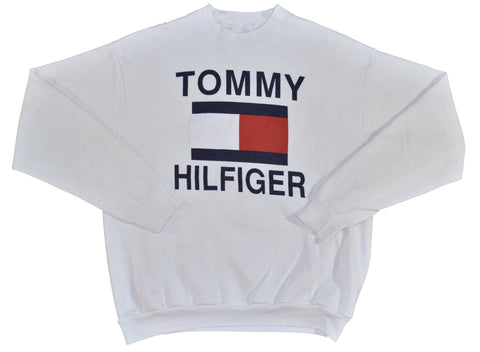 Vintage 90s Tommy Hilfiger Bootleg Sweatshirt Size Large