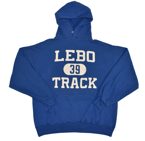 Vintage 80s Mount Lebanon Lebo Track Hoodie Size Large