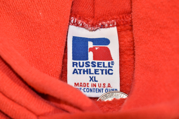 Vintage 90s Moon Township Track & Field Russell Athletic Hoodie Size X-Large