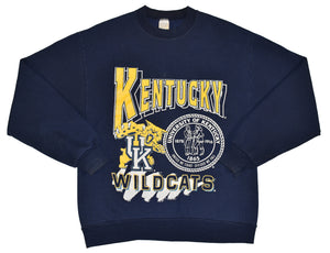 Vintage 90s Kentucky Wildcats Sweatshirt Size Medium