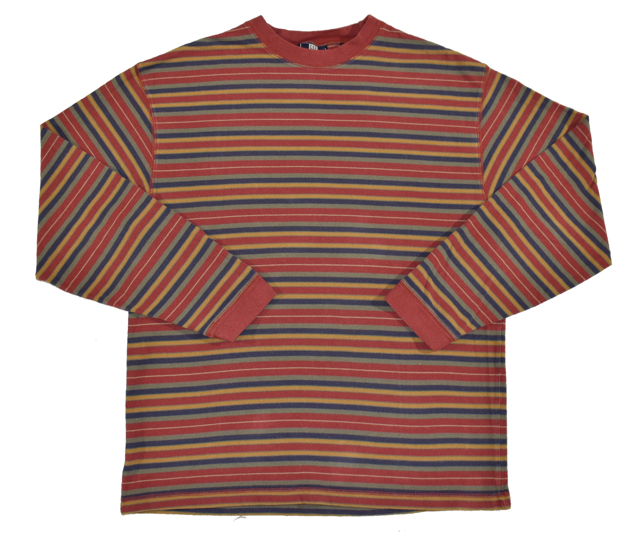 Vintage 90s Gap Striped Ls Shirt Size Large