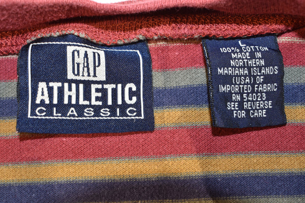 Vintage 90s Gap Striped Ls Shirt Size Large