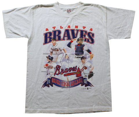 Vintage 1998 Atlanta Braves Roster Lineup Shirt | Beyond 94