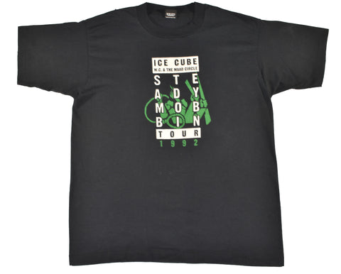 1992 Ice Cube & WC and the Maad Circle Steady Mobbin Single Stitch Tour Shirt Size X-Large