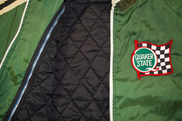 Vintage 70s Quaker State Racing Jacket W/Liner Size Medium