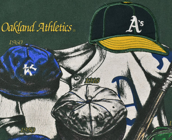 Vintage 90s Oakland Athletics Single Stitch Shirt Size X-Large