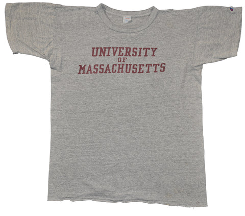 Vintage 80s Champion University Of Massachusetts Single Stitch Shirt | Beyond 94