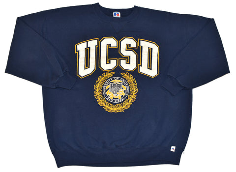 Vintage 90s University Of California San Diego Russell Athletic Sweatshirt Size XX-Large