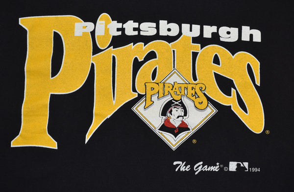 1994 Pittsburgh Pirates The Game Henley Shirt Size Large