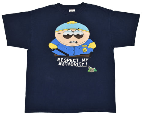 1998 South Park Cartman Authority Shirt Size X-Large