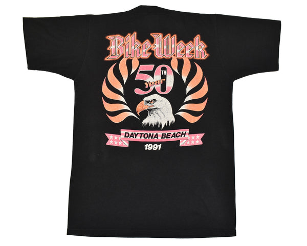 1991 Daytona Beach Bike Week Single Stitch Shirt Size Small