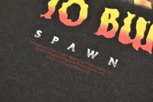 1997 Spawn Violator You'll Burn In Hell Single Stitch Shirt Size X-Large