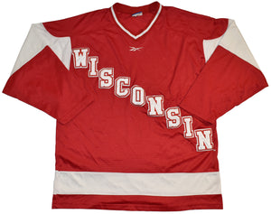 Vintage 90s Reebok Wisconsin Badgers Hockey Jersey | Beyond 94