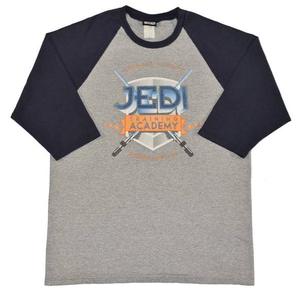 Vintage 00s Star Wars Jedi Academy Raglan Shirt Size Large