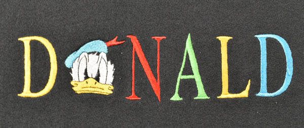 Vintage 90s Disney Donald Duck Embroidered Sweatshirt Size Large