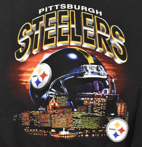 Vintage 00s Pittsburgh Steelers Three Rivers Sweatshirt Size Large