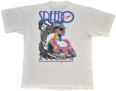 Vintage 1991 Speedo America Single Stitch Shirt | Beyond 94