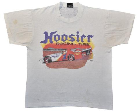 Vintage 1987 Hoosier Racing Tire Single Stitch Shirt | Beyond 94