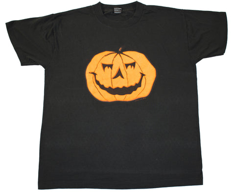 Vintage 90s Halloween Jack-O-Lantern Single Stitch Shirt | Beyond 94