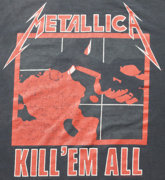 1994 Metallica Kill Em All Electric Chair Band Shirt Size X-Large