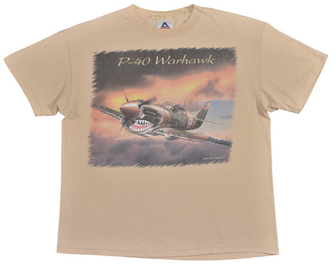 2000 P-40 Warhawk Military Shirt Size X-Large