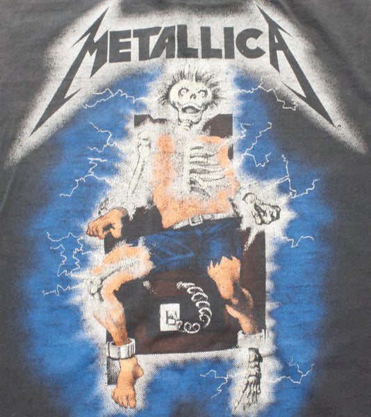 1994 Metallica Kill Em All Electric Chair Band Shirt Size X-Large