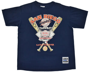 Vintage 90s San Diego Padres Catch Fever Single Stitch Shirt | Beyond 94
