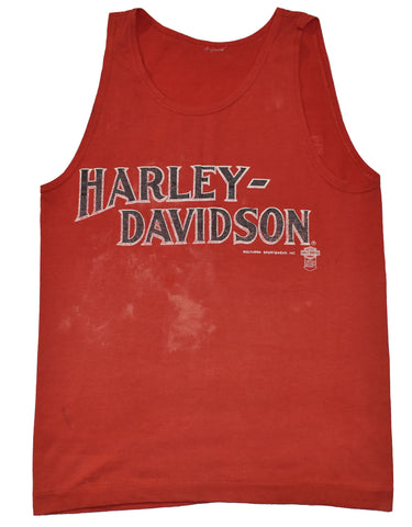 Vintage 80s Harley Davidson Distressed Tank Top Shirt | Beyond 94