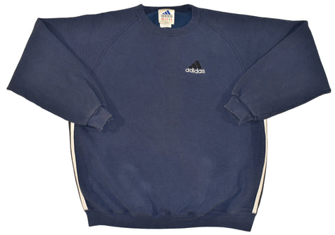 Vintage 90s Adidas Embroidered Sweatshirt Size Large