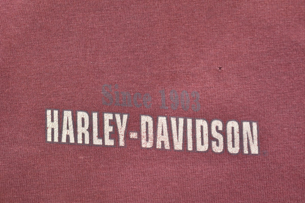 1998 Harley Davidson 95 Years Ls Henley Shirt Size Large