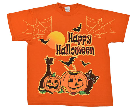 Vintage 00s DS Happy Halloween Shirt Size X-Large