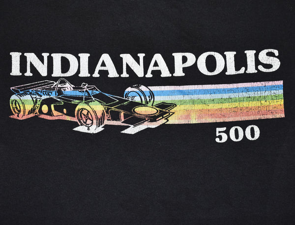 Vintage 80s Indianapolis 500 Racing Single Stitch Shirt Size Small