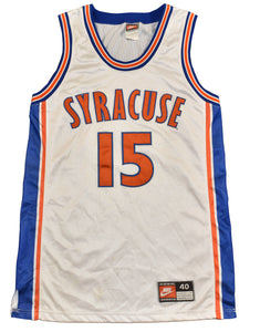 Vintage 90s Nike Syracuse Orange Michael Lloyd Authentic Jersey Size Medium (40)
